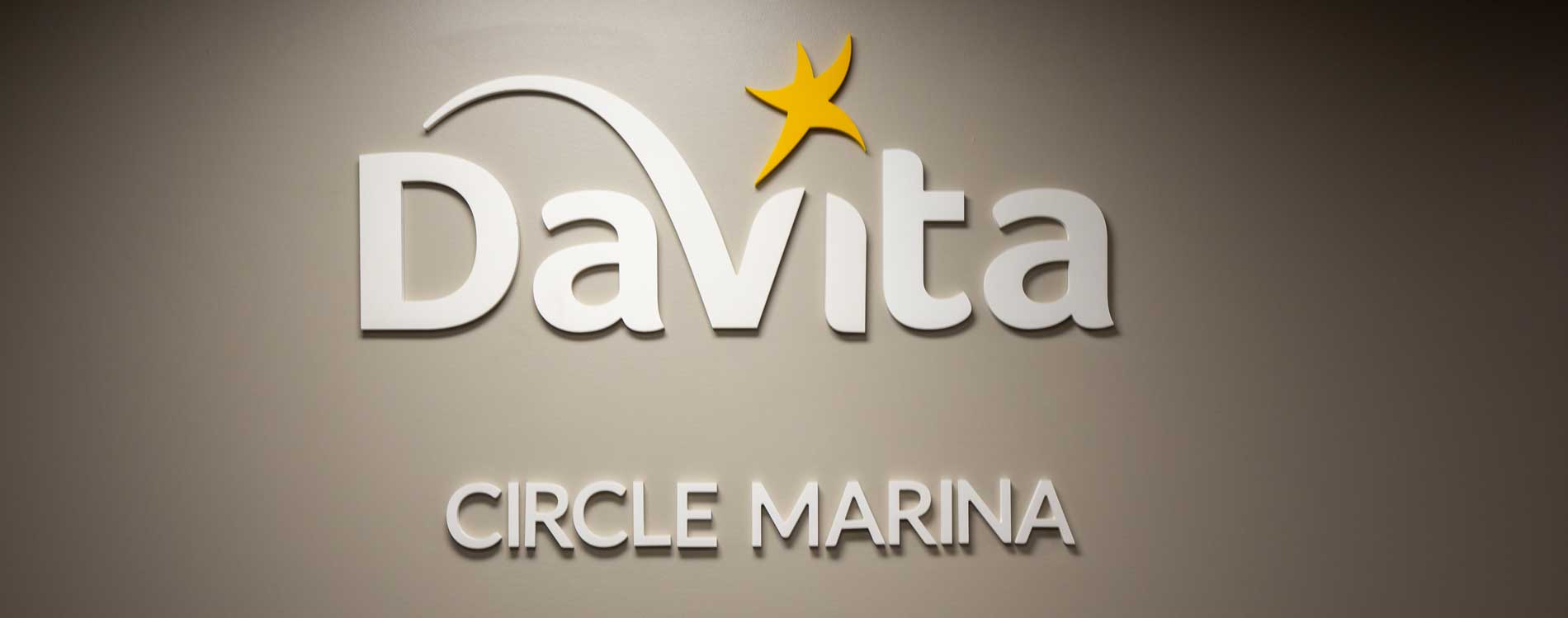 Davita Circle Marina Sign